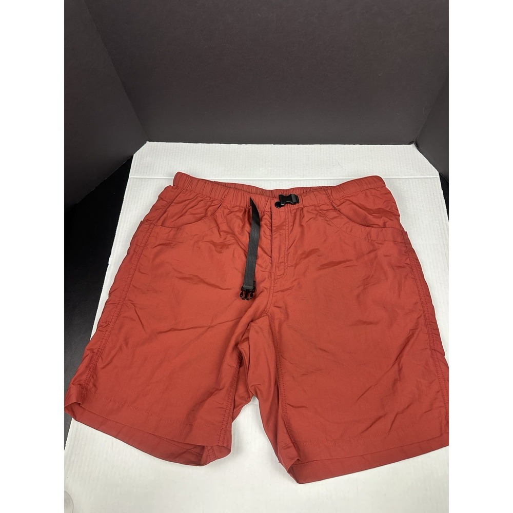 KAVU Belted Hiking Shorts Red (rust Color) Mens XL Elastic Quick-Drying